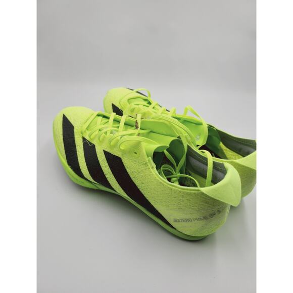 Mens 7 Adidas Adizero Prime SP 3 Strung Running Spikes Lucid Lemon Black IH5800 main image 7